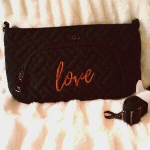 EUC Lug Flyer Love Collection Series in Blue with Orange Embroidery